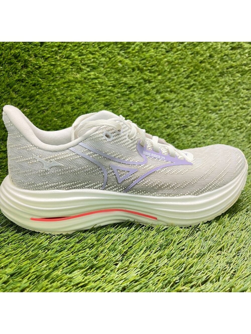 Mizuno Wave Rider 29 Womens Size 8.5 Gray White Athletic Running Shoes Sneakers